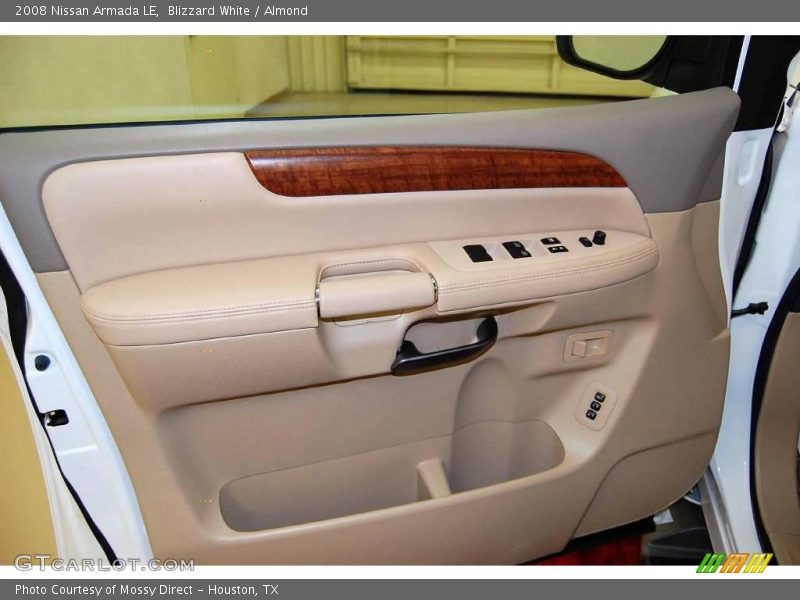 Blizzard White / Almond 2008 Nissan Armada LE