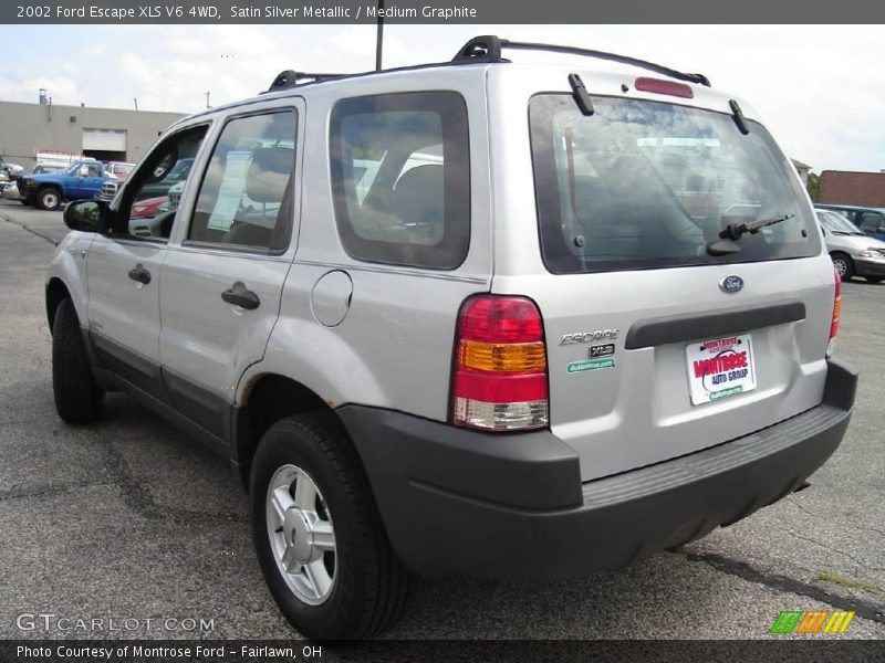 Satin Silver Metallic / Medium Graphite 2002 Ford Escape XLS V6 4WD