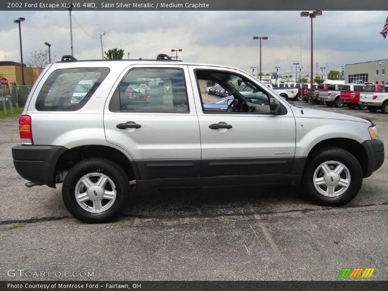 Satin Silver Metallic / Medium Graphite 2002 Ford Escape XLS V6 4WD