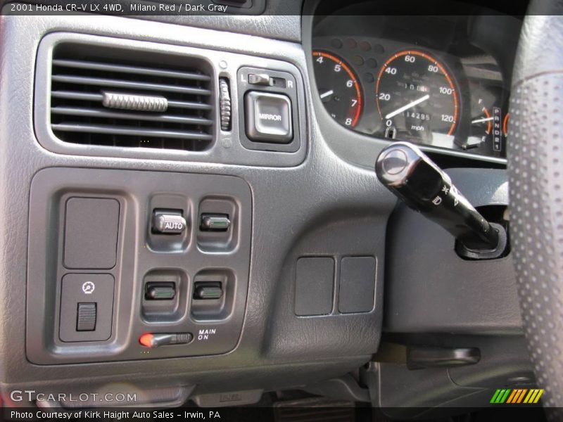 Milano Red / Dark Gray 2001 Honda CR-V LX 4WD