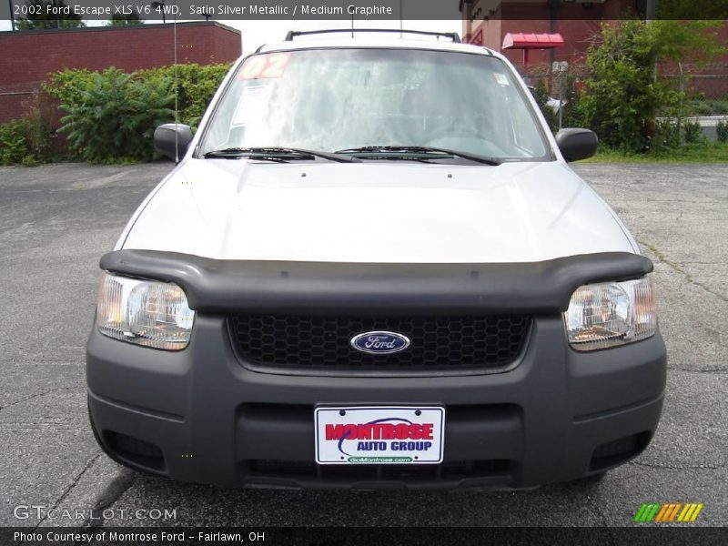 Satin Silver Metallic / Medium Graphite 2002 Ford Escape XLS V6 4WD