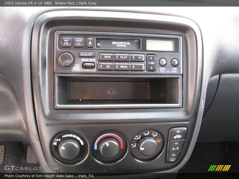 Milano Red / Dark Gray 2001 Honda CR-V LX 4WD