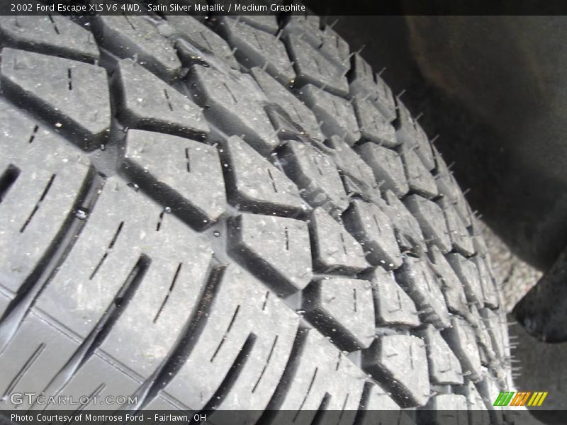 Satin Silver Metallic / Medium Graphite 2002 Ford Escape XLS V6 4WD