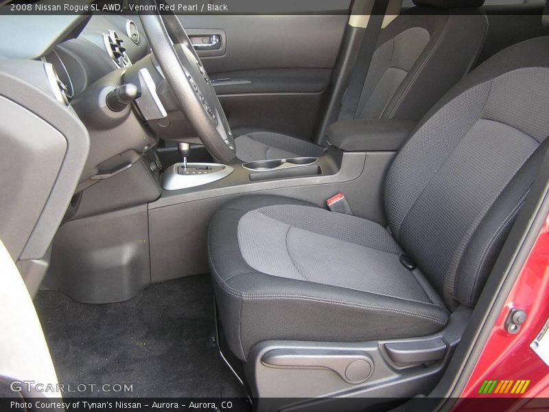 Venom Red Pearl / Black 2008 Nissan Rogue SL AWD