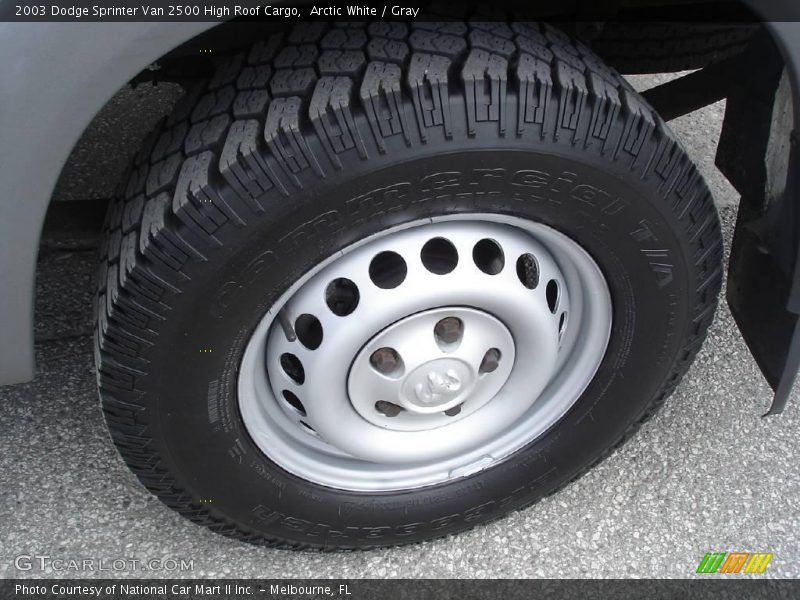 Arctic White / Gray 2003 Dodge Sprinter Van 2500 High Roof Cargo
