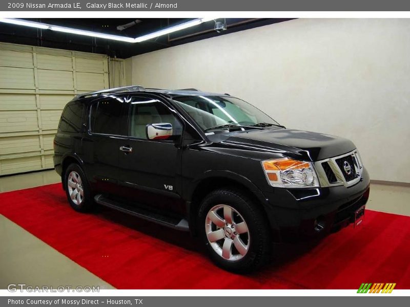 Galaxy Black Metallic / Almond 2009 Nissan Armada LE