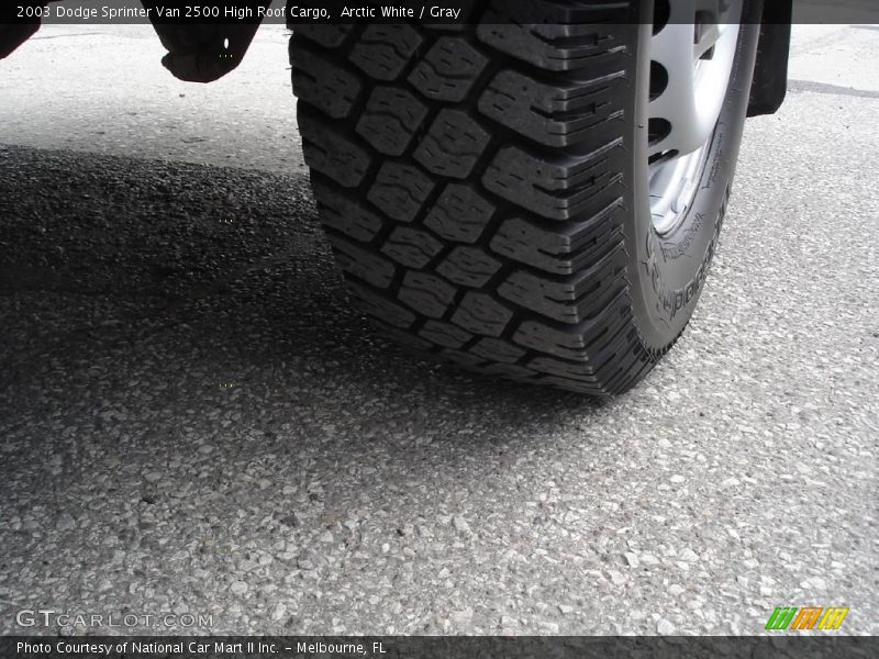 Arctic White / Gray 2003 Dodge Sprinter Van 2500 High Roof Cargo