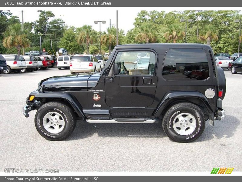 Black / Camel/Dark Green 2001 Jeep Wrangler Sahara 4x4