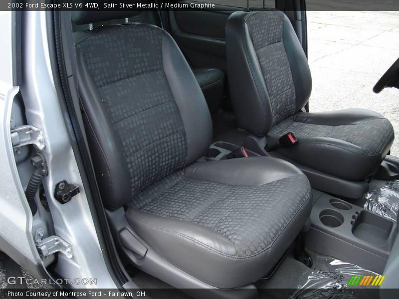 Satin Silver Metallic / Medium Graphite 2002 Ford Escape XLS V6 4WD