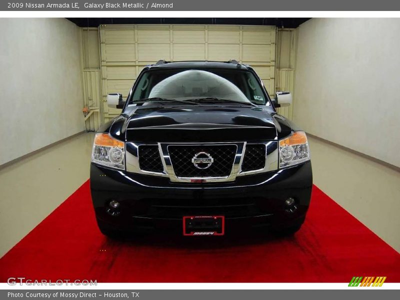 Galaxy Black Metallic / Almond 2009 Nissan Armada LE