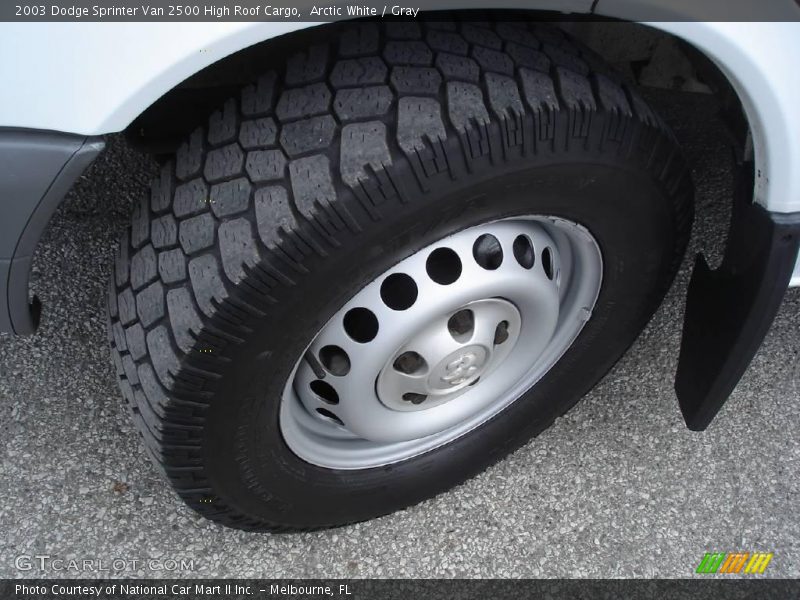 Arctic White / Gray 2003 Dodge Sprinter Van 2500 High Roof Cargo