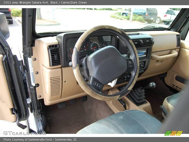 Black / Camel/Dark Green 2001 Jeep Wrangler Sahara 4x4