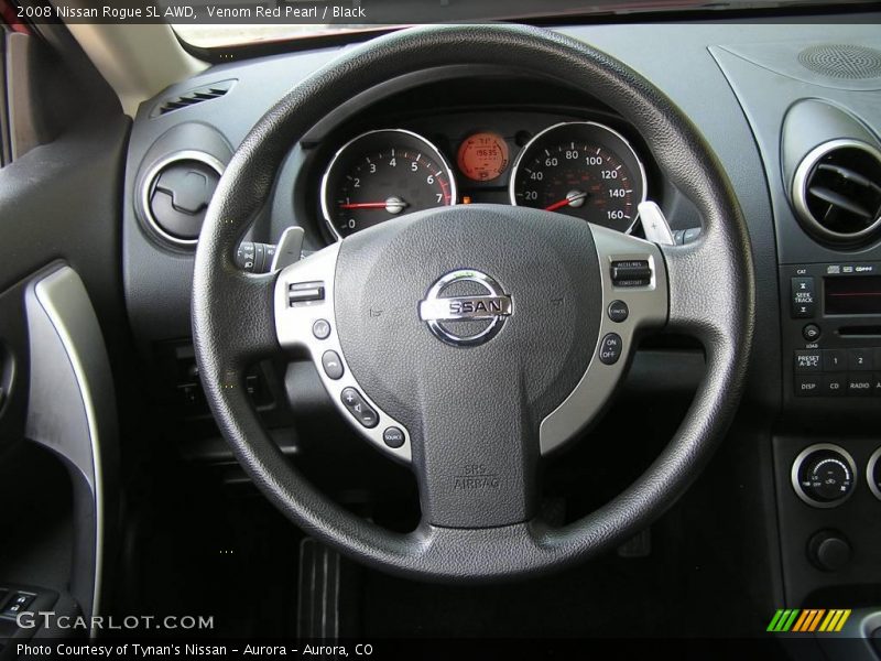 Venom Red Pearl / Black 2008 Nissan Rogue SL AWD