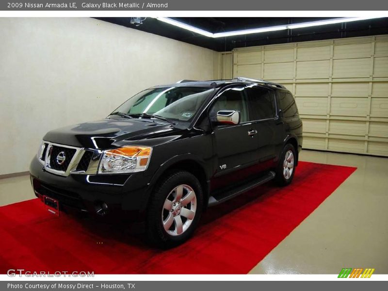 Galaxy Black Metallic / Almond 2009 Nissan Armada LE
