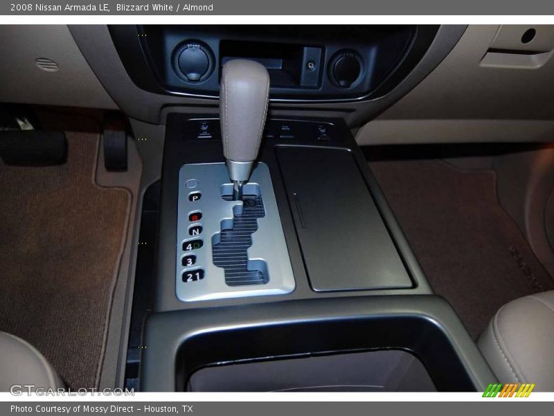 Blizzard White / Almond 2008 Nissan Armada LE