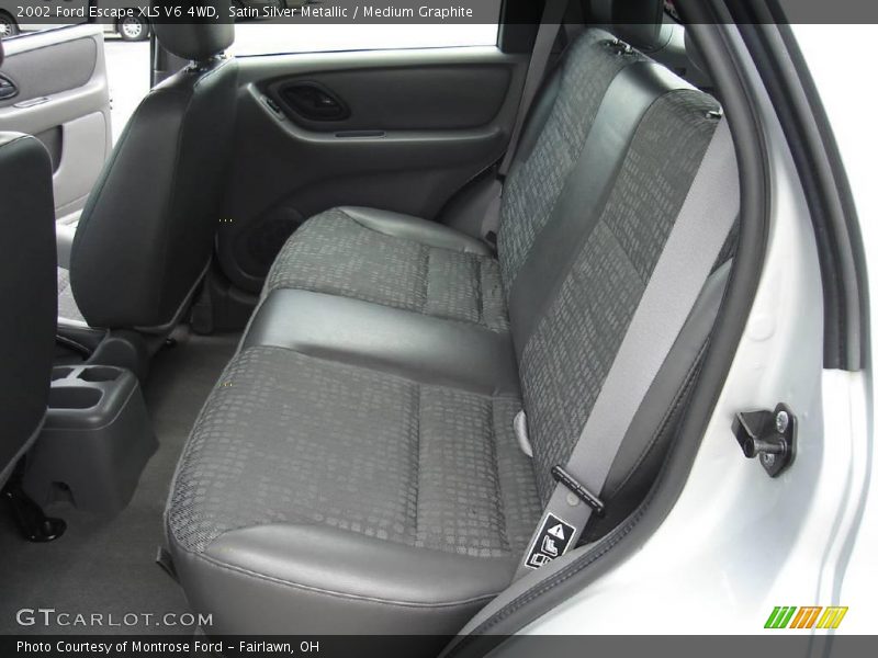 Satin Silver Metallic / Medium Graphite 2002 Ford Escape XLS V6 4WD