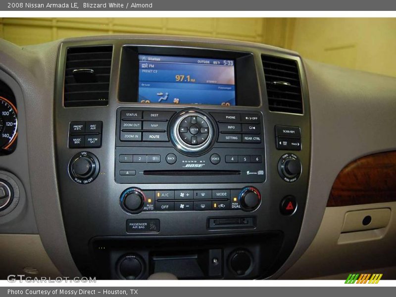 Blizzard White / Almond 2008 Nissan Armada LE