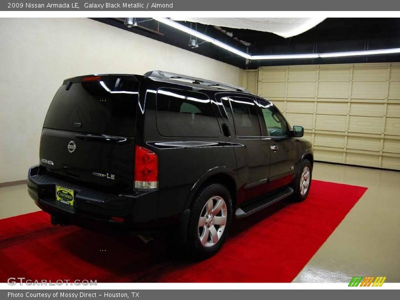 Galaxy Black Metallic / Almond 2009 Nissan Armada LE