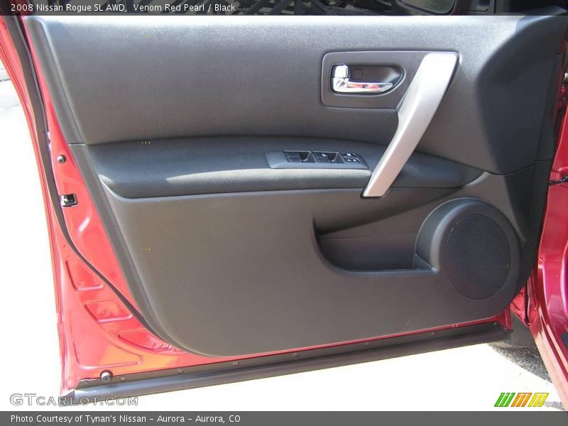 Venom Red Pearl / Black 2008 Nissan Rogue SL AWD