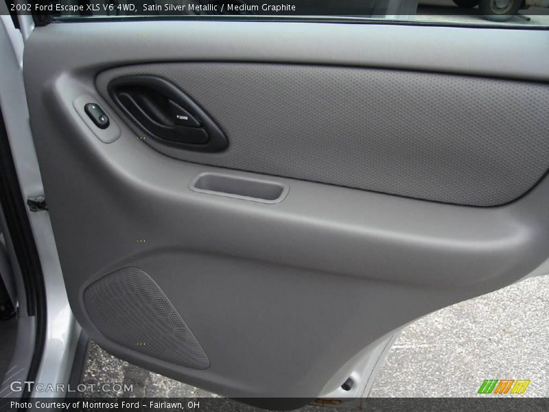 Satin Silver Metallic / Medium Graphite 2002 Ford Escape XLS V6 4WD