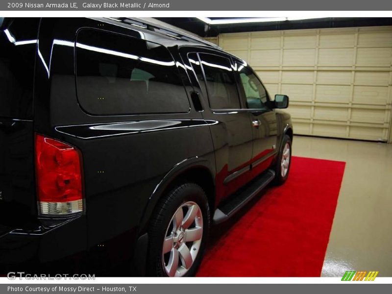 Galaxy Black Metallic / Almond 2009 Nissan Armada LE