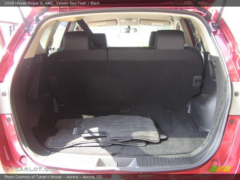Venom Red Pearl / Black 2008 Nissan Rogue SL AWD