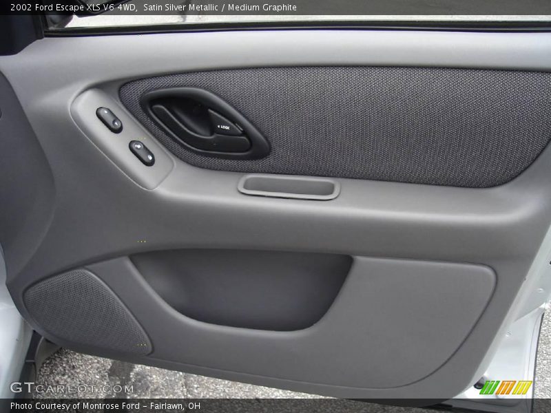 Satin Silver Metallic / Medium Graphite 2002 Ford Escape XLS V6 4WD