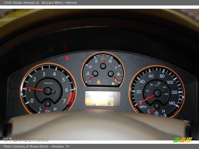 Blizzard White / Almond 2008 Nissan Armada LE