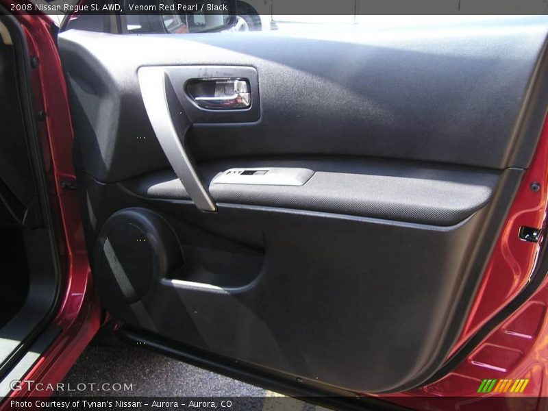 Venom Red Pearl / Black 2008 Nissan Rogue SL AWD