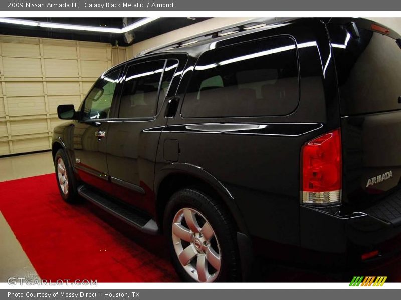 Galaxy Black Metallic / Almond 2009 Nissan Armada LE