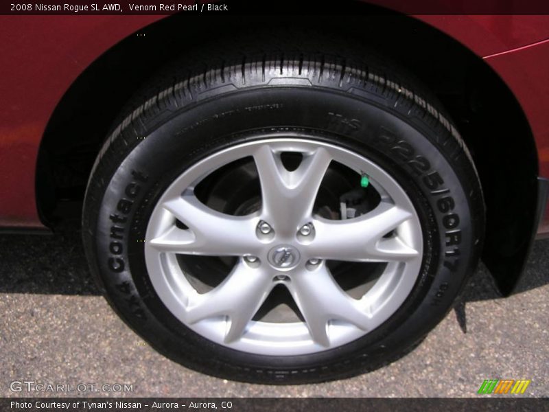 Venom Red Pearl / Black 2008 Nissan Rogue SL AWD