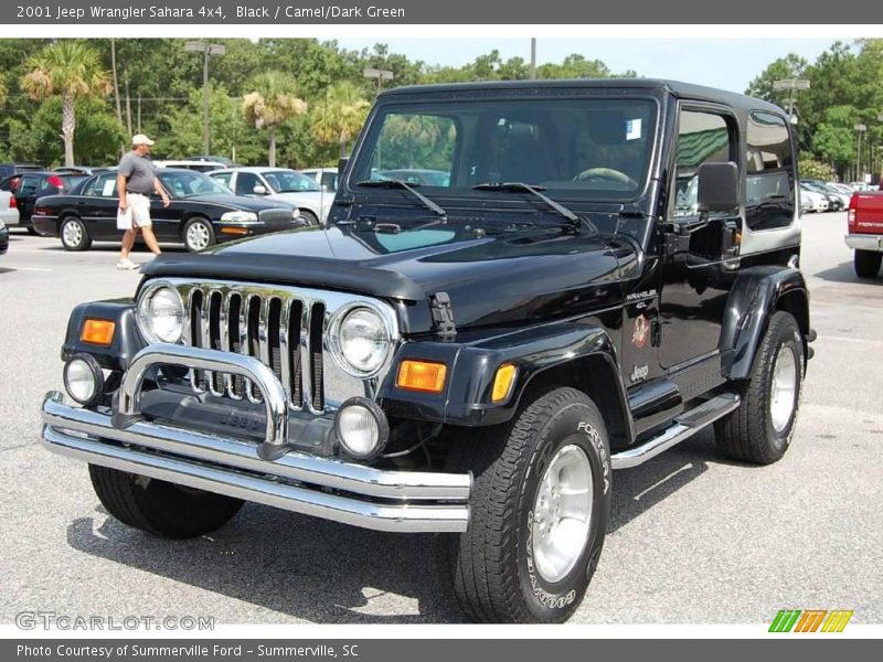 Black / Camel/Dark Green 2001 Jeep Wrangler Sahara 4x4