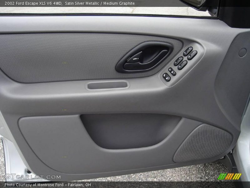 Satin Silver Metallic / Medium Graphite 2002 Ford Escape XLS V6 4WD