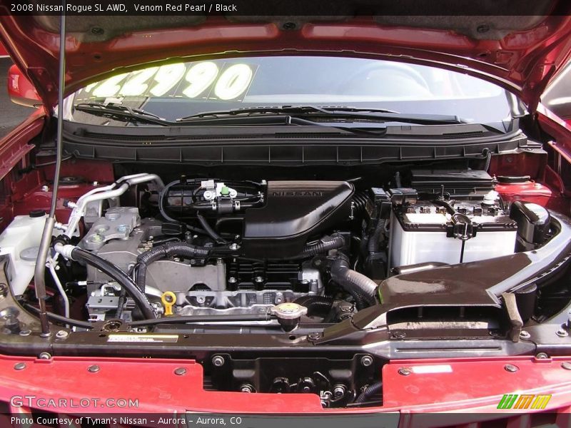 Venom Red Pearl / Black 2008 Nissan Rogue SL AWD