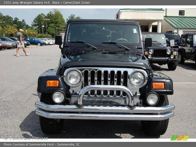 Black / Camel/Dark Green 2001 Jeep Wrangler Sahara 4x4