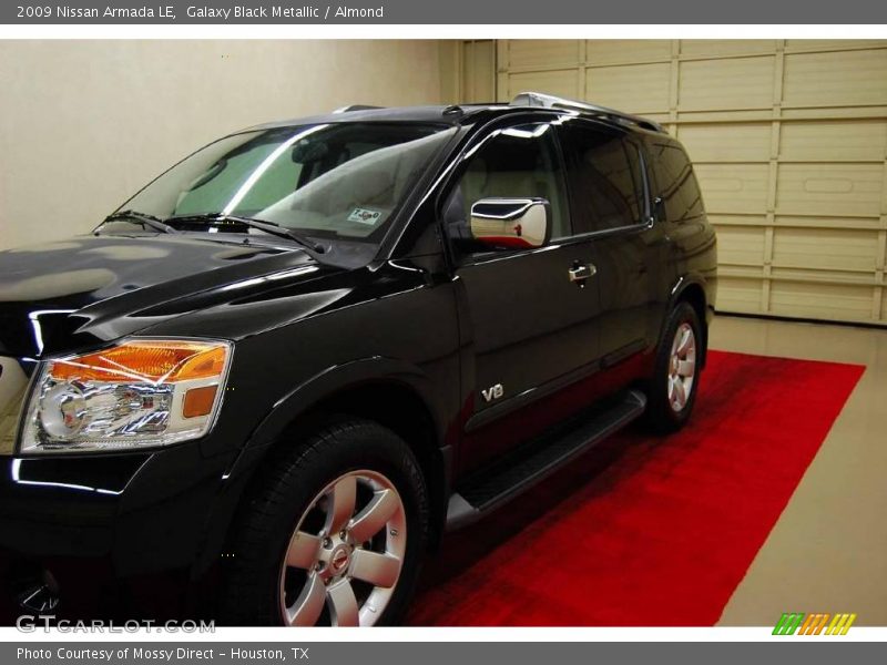 Galaxy Black Metallic / Almond 2009 Nissan Armada LE