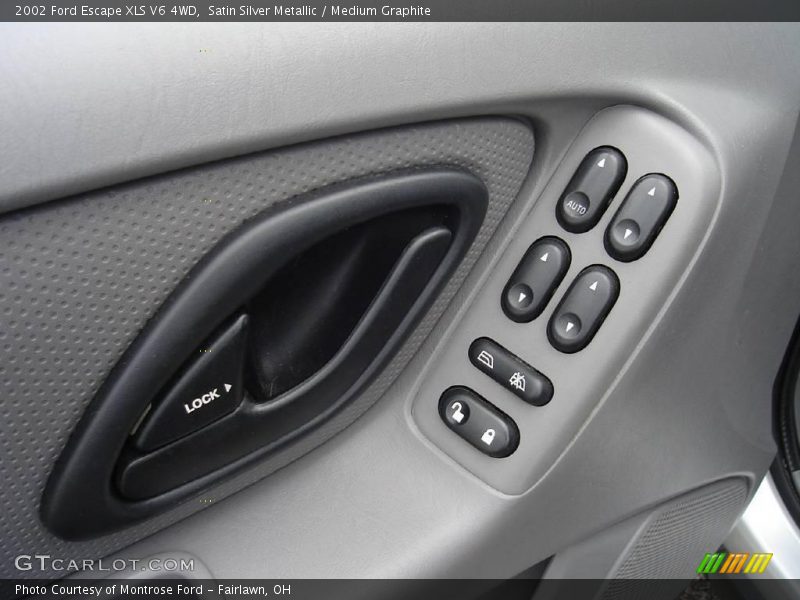 Satin Silver Metallic / Medium Graphite 2002 Ford Escape XLS V6 4WD