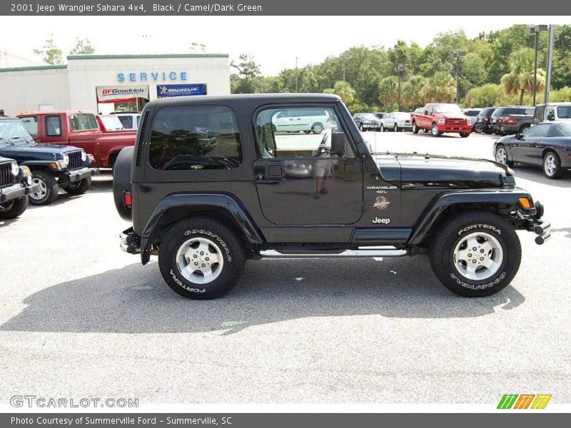 Black / Camel/Dark Green 2001 Jeep Wrangler Sahara 4x4