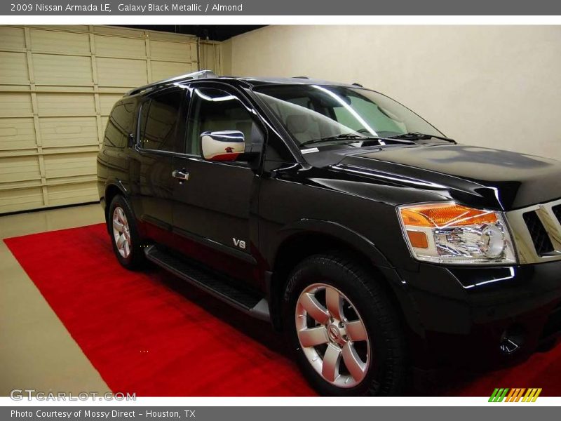 Galaxy Black Metallic / Almond 2009 Nissan Armada LE