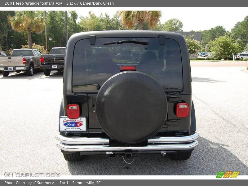 Black / Camel/Dark Green 2001 Jeep Wrangler Sahara 4x4
