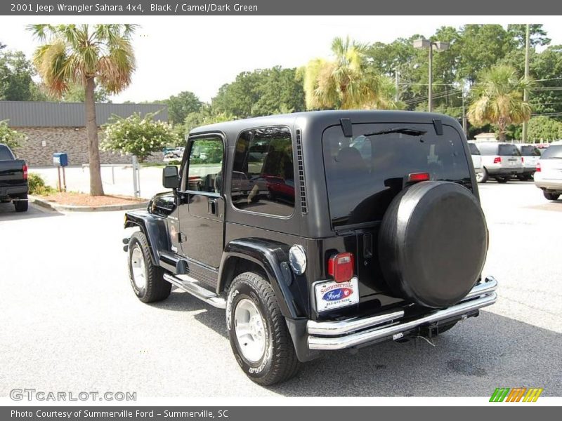 Black / Camel/Dark Green 2001 Jeep Wrangler Sahara 4x4