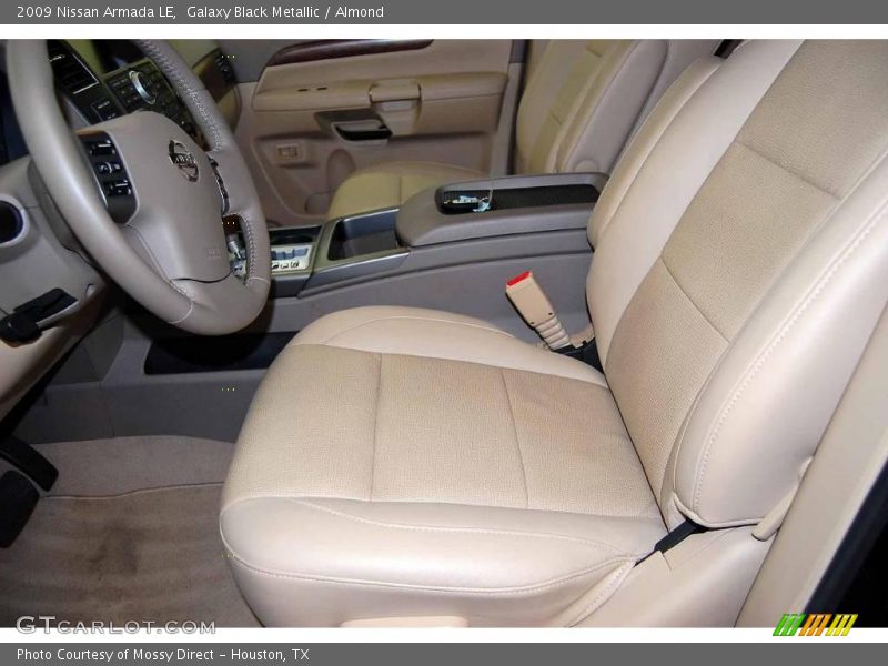 Galaxy Black Metallic / Almond 2009 Nissan Armada LE
