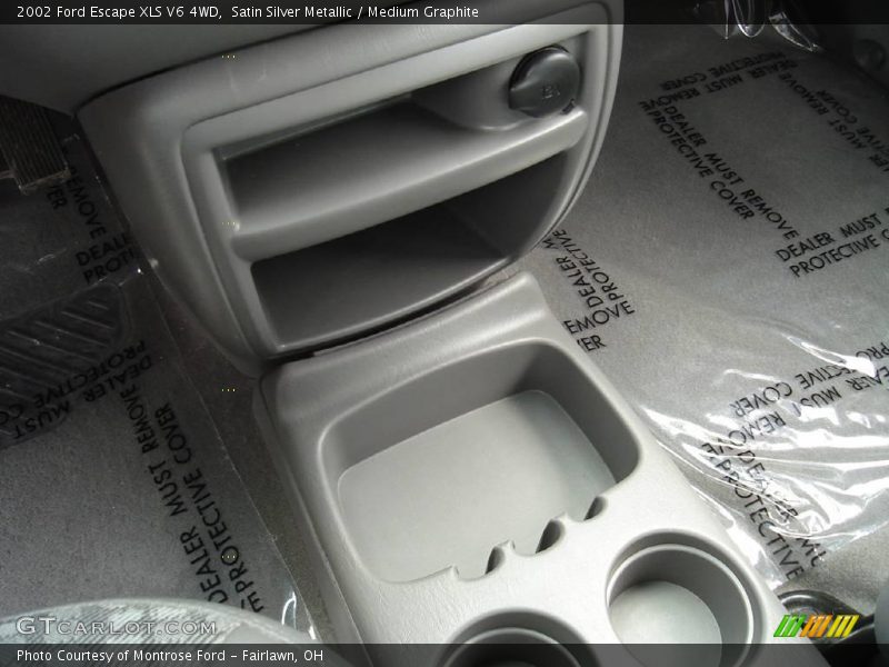 Satin Silver Metallic / Medium Graphite 2002 Ford Escape XLS V6 4WD