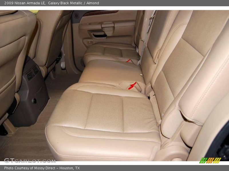 Galaxy Black Metallic / Almond 2009 Nissan Armada LE