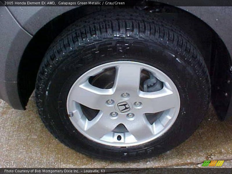 Galapagos Green Metallic / Gray/Green 2005 Honda Element EX AWD