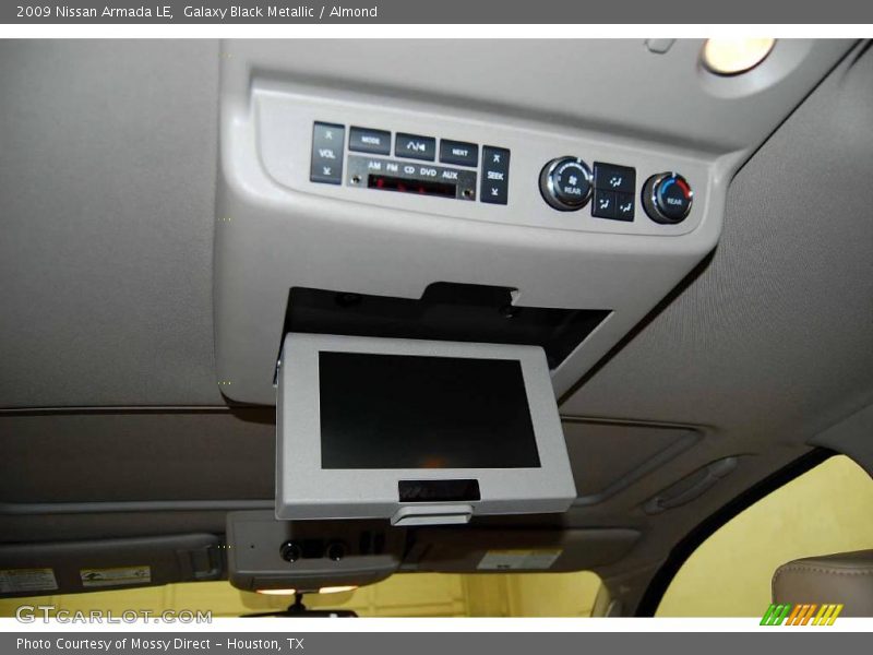 Galaxy Black Metallic / Almond 2009 Nissan Armada LE
