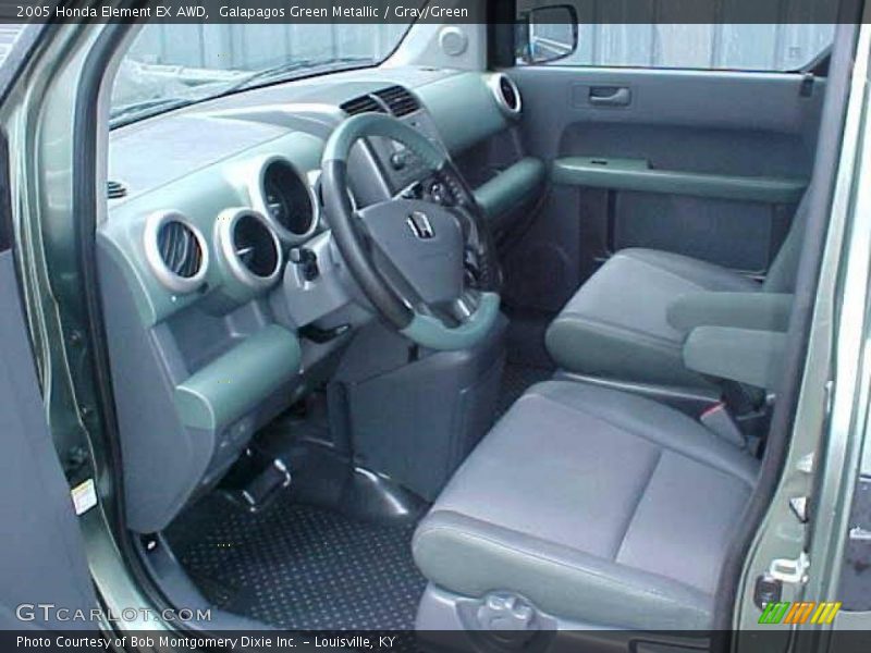 Galapagos Green Metallic / Gray/Green 2005 Honda Element EX AWD