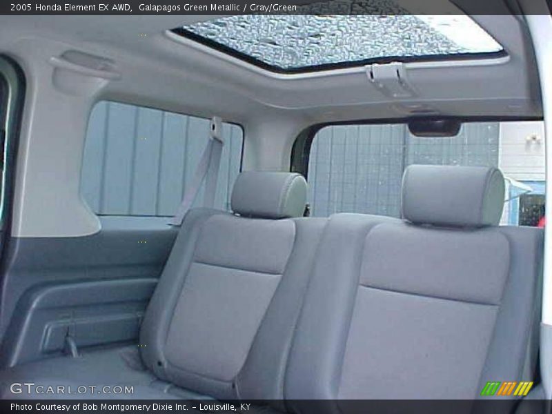 Galapagos Green Metallic / Gray/Green 2005 Honda Element EX AWD