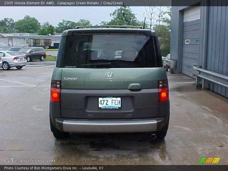Galapagos Green Metallic / Gray/Green 2005 Honda Element EX AWD