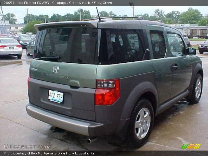 Galapagos Green Metallic / Gray/Green 2005 Honda Element EX AWD